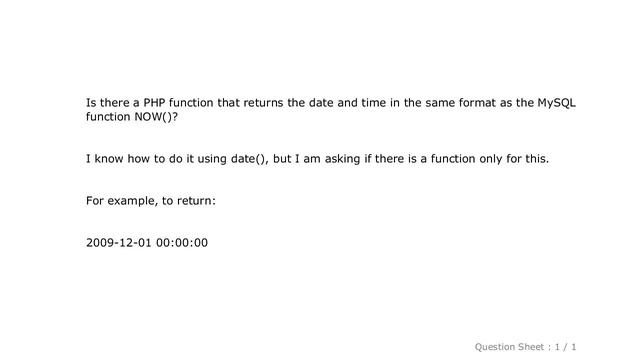 PHP : NOW() function in PHP смотреть онлайн