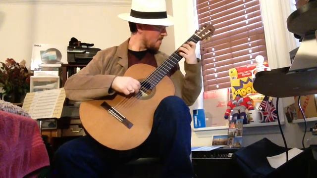 Étude No.3 for classical guitar by Michael Rossiter. смотреть онлайн