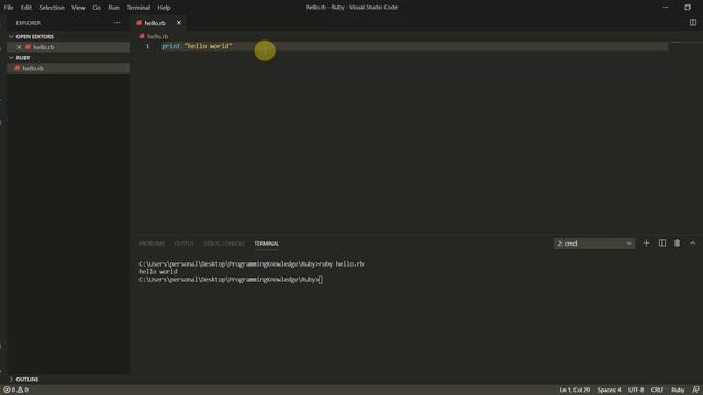 Ruby Tutorial For Beginners - Getting Started With Ruby смотреть онлайн