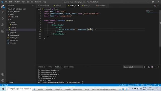 #32 Como criar um projeto React no Windows 10 com Yarn e salvá-lo no GITHUB смотреть онлайн
