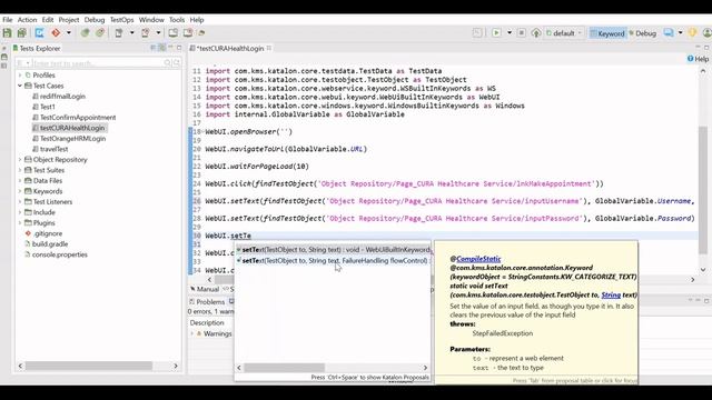 Katalon Studio 17 - Handling Test Failure | Exceptions смотреть онлайн