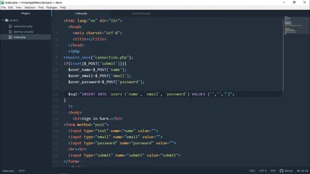 php tutorial bangla.। How to form data submit useing MySQL Database?.(part 13 ). смотреть онлайн