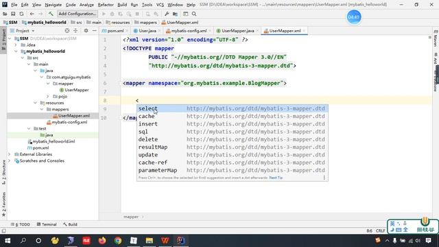 【SSM】07 搭建MyBatis框架之创建mapper接口和映射文件 смотреть онлайн