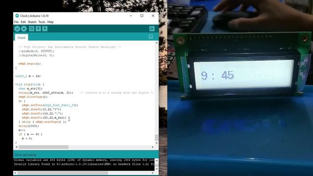 WINSTAR GRAPHICS LCD MODULE 122 X 32 PIXELS WG12232A WITH CONNECTOR | SAMPLE CODES | U82G LIBRARY смотреть онлайн
