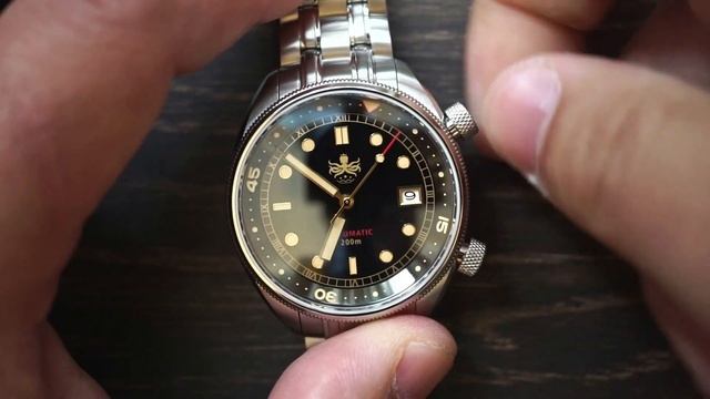*REVIEW* Phoibos Eagle Ray 200M Automatic Compressor Dive Watch смотреть онлайн