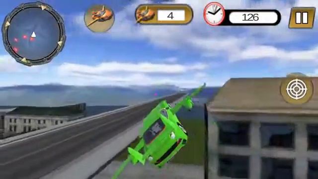 Futuristic Flying Car Driving Android GamePlay HD смотреть онлайн