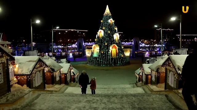 Обзор ёлок в Казани. смотреть онлайн