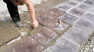 ПОЛИМЕРНО - ПЕСЧАННАЯ ПЛИТКА, КАК НЕ НАДО КЛАСТЬ ПЛИТКУ!