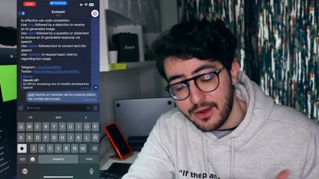 CHATGPT en TELEGRAM | Cómo usar INTELIGENCIA ARTIFICIAL en TELEGRAM смотреть онлайн