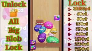 Blob Merge 3D | (unlock big blob ) lock ? 2048 ball in blob merge 3d video games new update #15