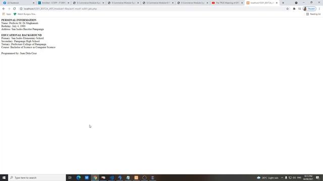 MY PERSONAL INFO - PHP смотреть онлайн
