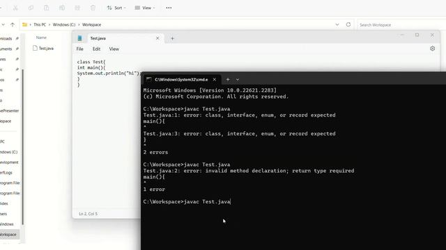 {Tamil} Learn Java #04|Understand how to write main function in java perspective with practical Dem смотреть онлайн