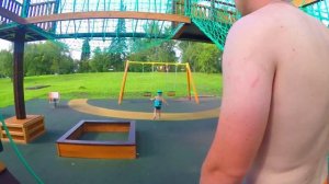 ВЛОГ | ОТДЫХ НА ОЗЕРЕ АЯ, Играем на веревочной площадке в Алтае | Lake Aya Детский канал