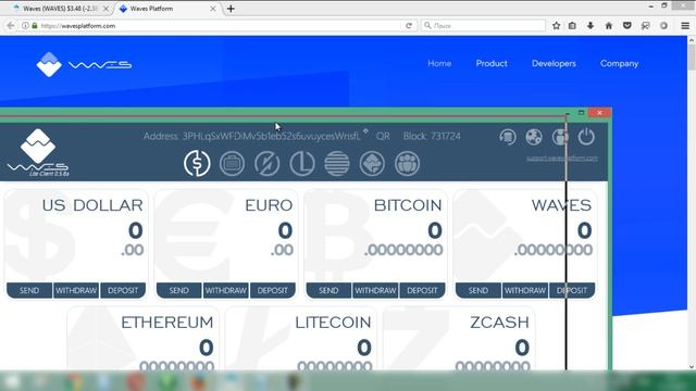 Как создать кошелёк на платформе Waves и обзор платформы WAVES смотреть онлайн
