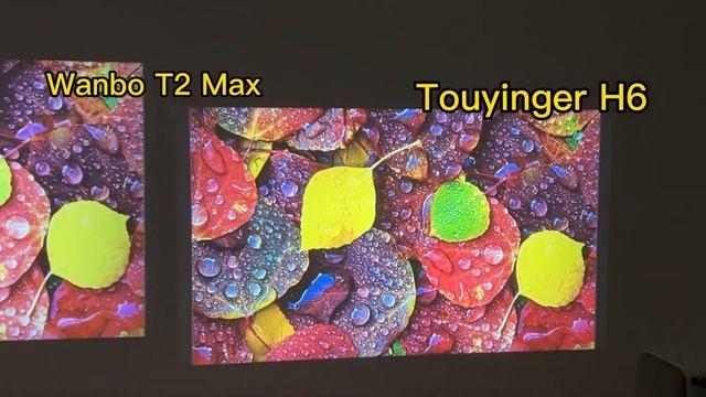 Touyinger H6 1080p Projector Vs Wanbo T2 Max