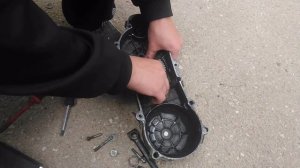 Клинит лапка кик стартера на скутере