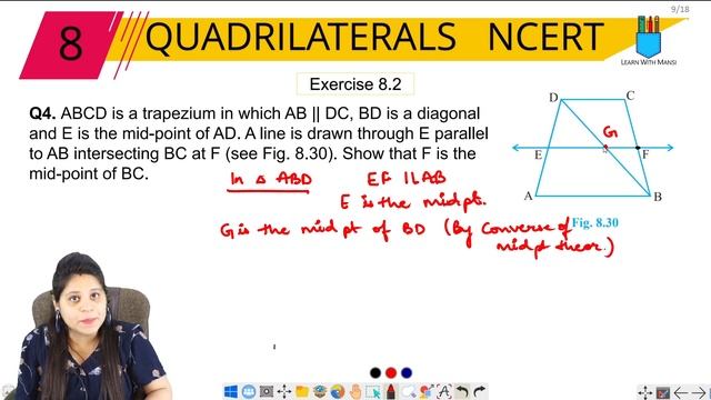 Class 9 Maths | Chapter 8 | Exercise 8.2 Q4 | Quadrilaterals | NCERT смотреть онлайн