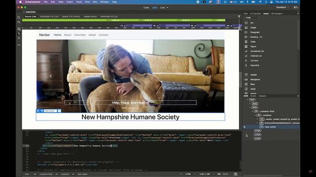 Bootstrap в Dreamweaver для начинающих часть 1 смотреть онлайн