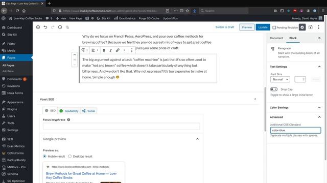 Add a CSS Class to your WordPress Gutenberg Blocks смотреть онлайн
