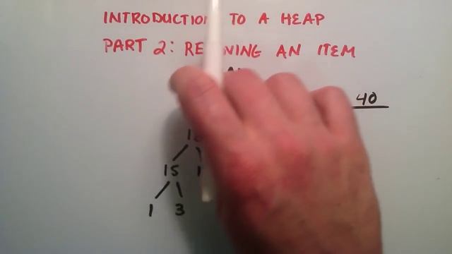 Introduction to a Heap - (Part 2) - How to Remove an Item from a Heap смотреть онлайн