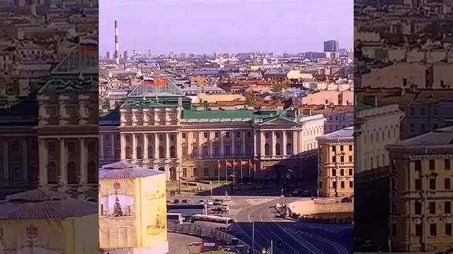 Весь Санкт-Петербург как на ладони. Съемка с Исаакиевского Собора смотреть онлайн