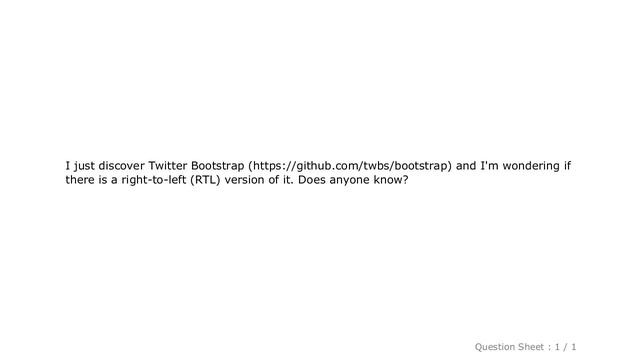 CSS : Twitter Bootstrap CSS that support from RTL languages смотреть онлайн