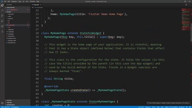 Corriendo Flutter en Visual studio code, para principiantes, bien explicado смотреть онлайн