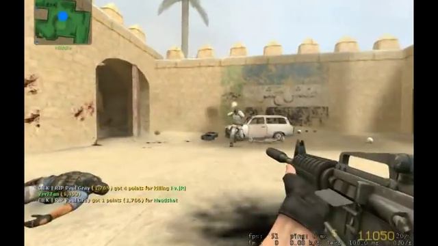 CSS M4A1 Gameplay w/Commentary (de_dust2) смотреть онлайн