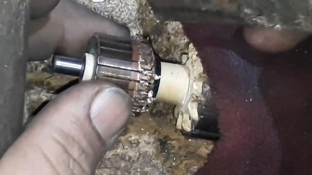 Rewinding armature of Hammer Drill Hilti TW 2-S part 1 смотреть онлайн