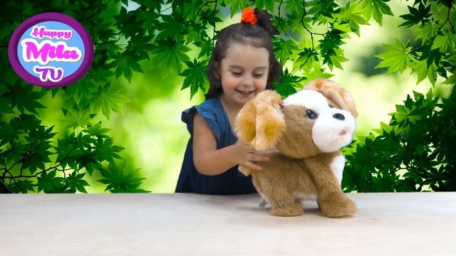 Bouncy My Happy To See Me Pup Furreal Friends My Sweet Puppy Hasbro | HappyMilaTV #212 смотреть онлайн