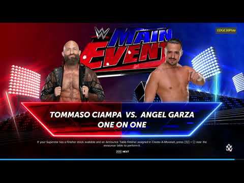 WWE2K24 Tommaso Ciampa vs Angel Garza смотреть онлайн