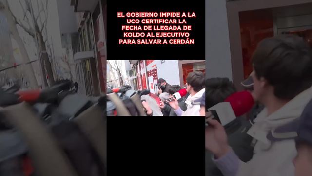 El Gobierno impide a la UCO certificar la fecha de llegada de Koldo al Ejecutivo para salvar aCerdá смотреть онлайн