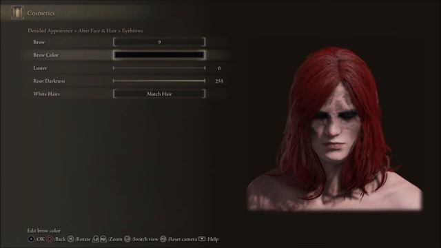 Elden Ring Character Creation Sliders - Malenia, Blade Of Miquella
