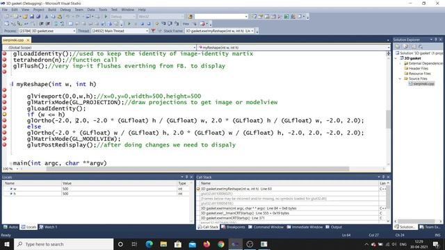 Draw 3D Sierpinski Gasket using Sub-Division of Tetrahedron | Visual Studio | OpenGL Programming смотреть онлайн