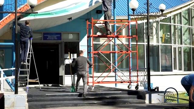 Подготовка праздника "День микрорайона Югорск-2" смотреть онлайн