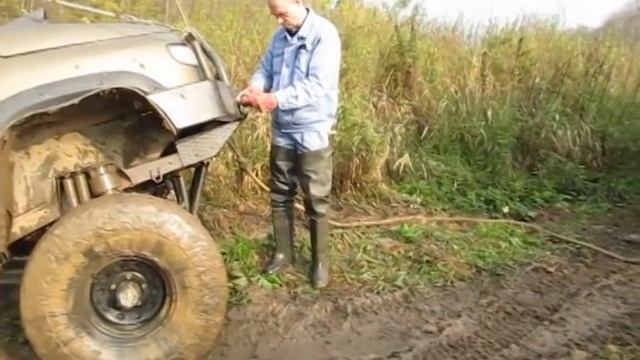 УАЗик застрял