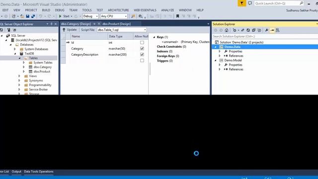 Create DB and Edmx File using EF 6.1 DB First смотреть онлайн