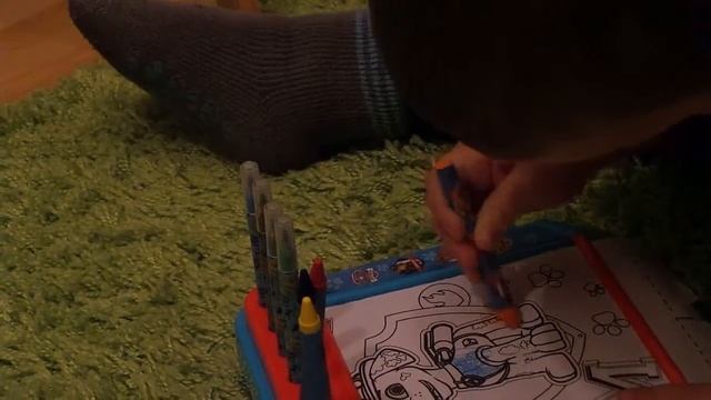 Набор для рисования Щенячий Патруль, Paw Patrol Malset Roll and Go Malset смотреть онлайн