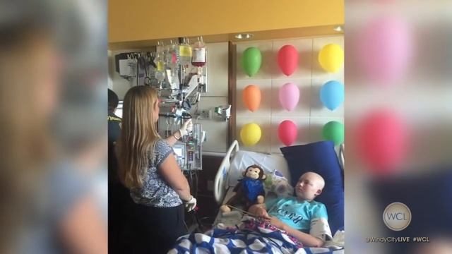 Cancer survivor meets bone marrow donor for first time, Part 1 смотреть онлайн