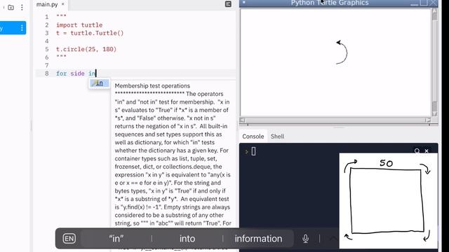 Python L9 - Shapes & More | Turtle pt. 2 смотреть онлайн