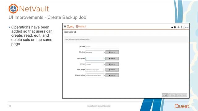 NetVault 12.3 What's New смотреть онлайн