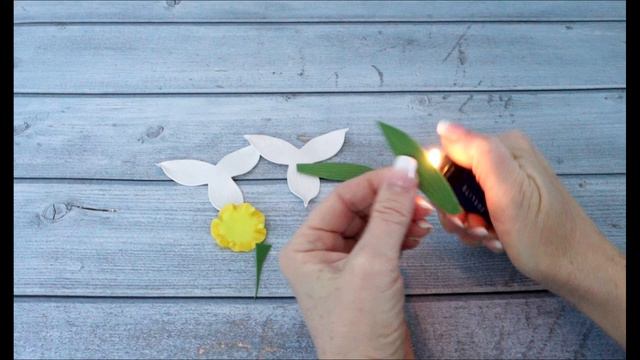 Брошь Нарцисс  удивитесь, как легко делается / Brosh Narciss  Be Surprised How Easy It Is To Do