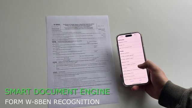 How to scan the Form W-8BEN with the Smart Document Engine? смотреть онлайн