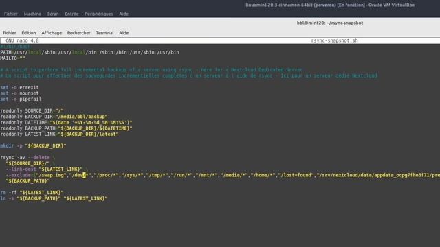 Rsync SNAPSHOT - EXPLICATIONS смотреть онлайн