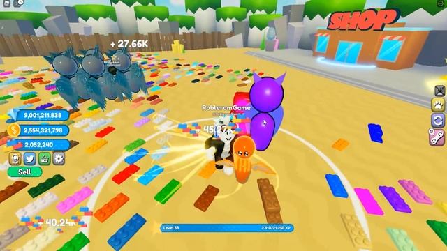 ПОЛУЧИЛ СЕКРЕТНОГО ПИТОМЦА И ПРОШЕЛ СИМУЛЯТОР МАГНИТА ЗА 10 МИНУТ! ROBLOX Brick Magnet Simulator смотреть онлайн