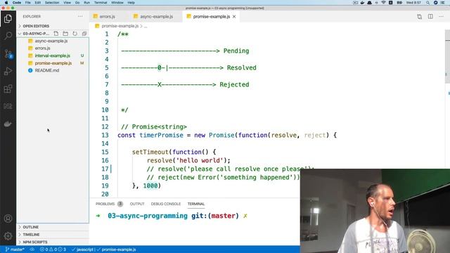 07 - async programming - error first callback, events смотреть онлайн
