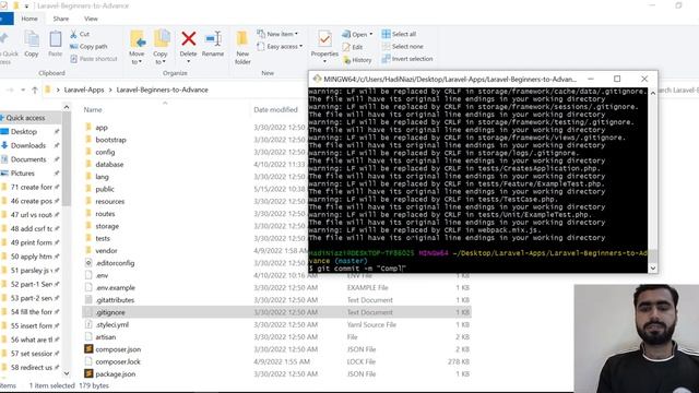 (92) Push Laravel Code to GitHub | Laravel 9 Course in Hindi смотреть онлайн