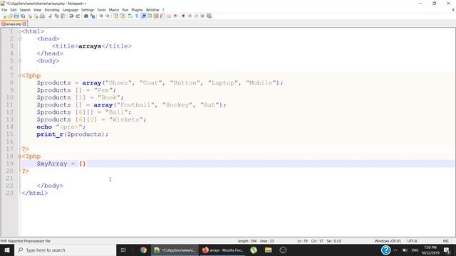 Array Shorthand Notation in PHP (Urdu/Hindi) смотреть онлайн