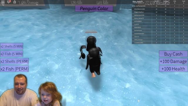 ROBLOX PENGUIN SIMULATOR NEW SIZE WORLD RECORD ИГРАЕМ В ПИНГВИНА DGTV смотреть онлайн