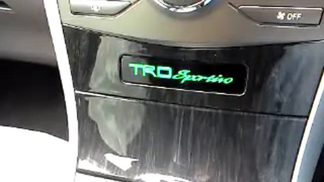 Надпись LED RGB TRD sportivo в центральную консоль смотреть онлайн